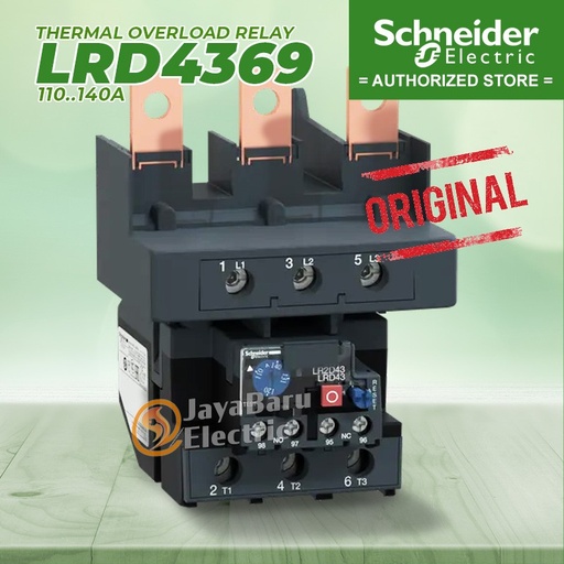 [EZM.5801251] SCHNEIDER Thermal Overload Relay LRD4369 110-140A