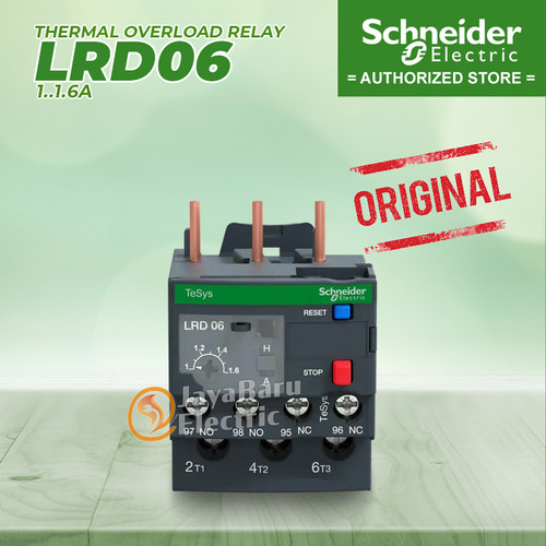 [EZM.5801273] SCHNEIDER Thermal Overload Relay LRD-06 LRD06 1-1.6A