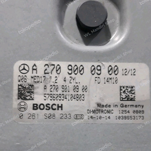 ENGINE CONTROL MODUL / ECU MOBIL MERCEDES BENZ A270 900 09 00