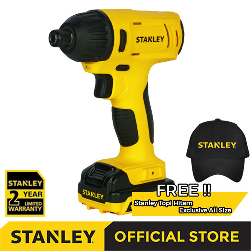 [EZM.1210007] Stanley Cordless Impact Driver / Obeng Impact Baterai 10.8/12V 1.5 Ah SCI121S2