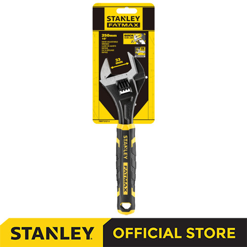 [EZM.1210186] Stanley 10" / 12" Fatmax Adjustable Wrench / Kunci Inggris