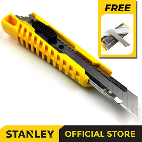 [EZM.1210195] Stanley STHT10276-8 18mm Basic Snap Off Knife Free 11-301T-22 Refill
