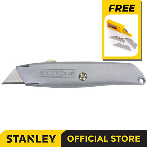 [EZM.1210207] Stanley 10-099-22 6" Retractable Utility Knife Free 11-921T-22 10pcs