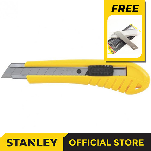 [EZM.1210210] Stanley 10-280-0-23 18mm Cutter Plastic Free 11-301T-22 18mm Refill