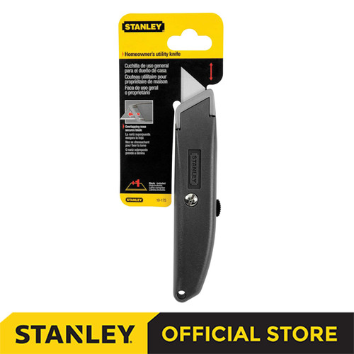[EZM.1210213] Stanley Retractable Utility Knife / Pisau Cutter 6inch 10-175