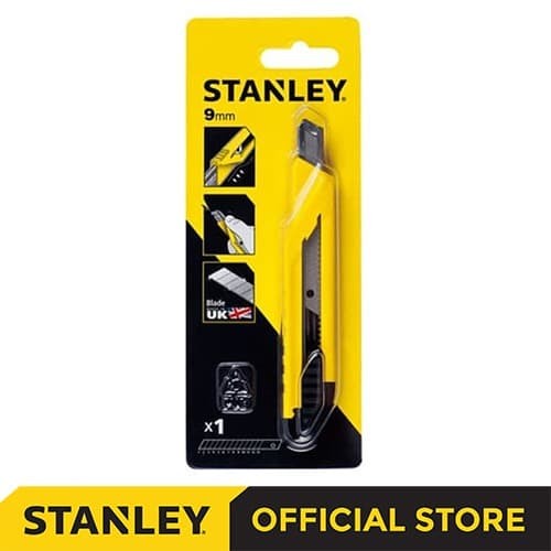[EZM.1210225] Stanley ABS Auto Lock Snap Off Knife / Cutter 9mm STHT10263-8