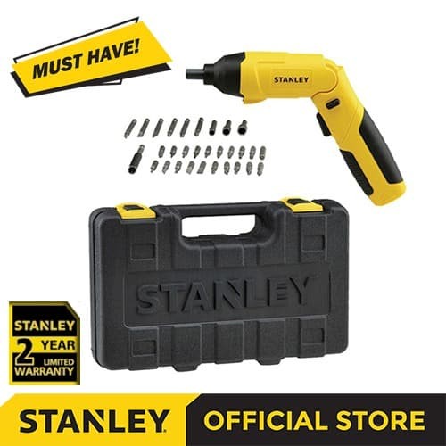 [EZM.1210227] Stanley Cordless Screwdriver Flexible / Obeng Baterai 4V SCS4K