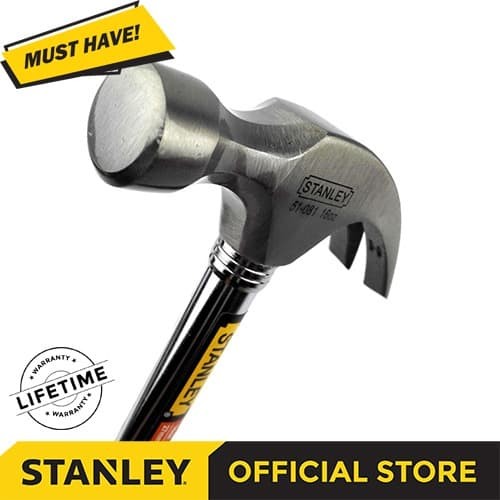 [EZM.1210243] Stanley Steel Claw Hammer / Palu Kambing Stainless 16Oz 51-081-23