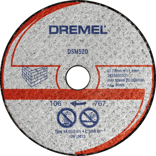 [EZM.8400089] Dremel DSM520 Masonry Cutting Wheel for Dremel Saw Max