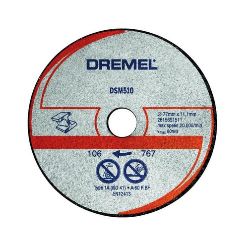 [EZM.8400090] Dremel DSM510 Metal and Plastic Cutting Wheel for Dremel Saw Max