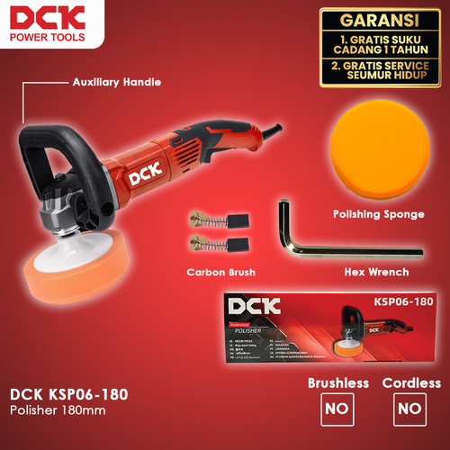 [EZM.8300005] DCK KSP06-180 Polisher / Mesin Poles 180mm