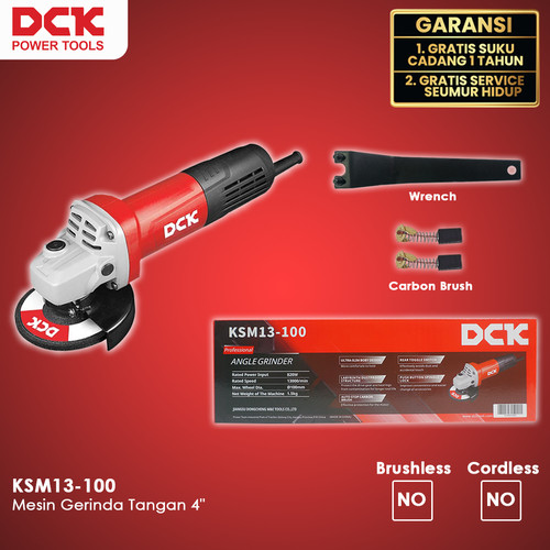 [EZM.8300007] DCK KSM13-100 Mesin Gerinda Tangan 4"
