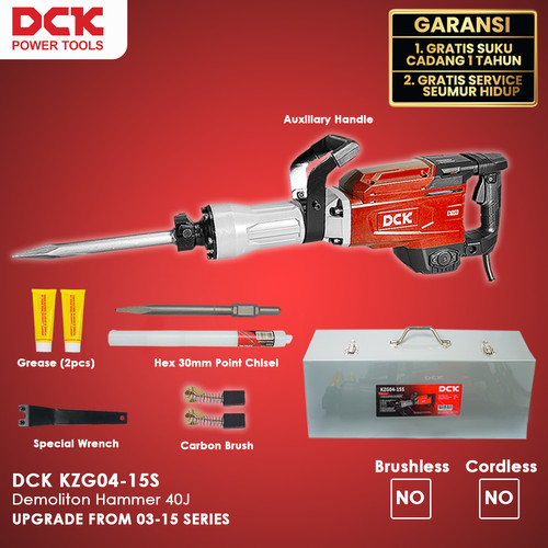 [EZM.8300012] DCK KZG04-15S Demoliton Hammer / Mesin Bobok Tembok  40J