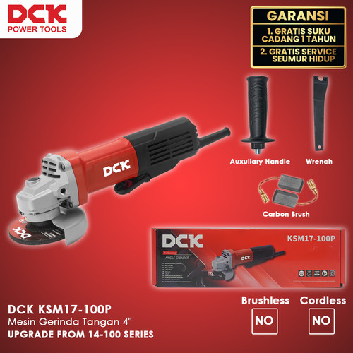 [EZM.8300013] DCK KSM17-100P Mesin Gerinda Tangan 4"