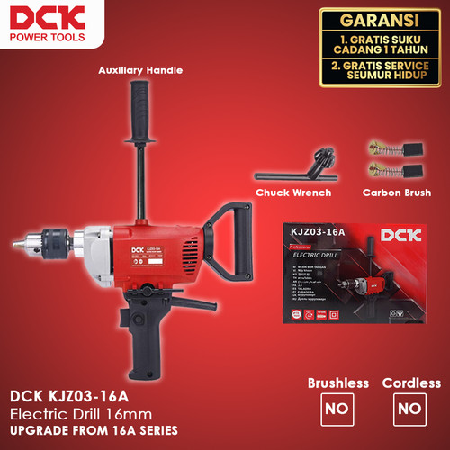 [EZM.8300016] DCK KJZ03-16A Electric Drill / Mesin Bor Besi 16mm
