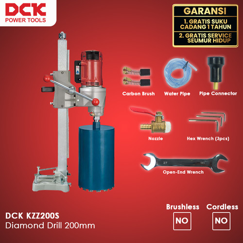 [EZM.8300018] DCK KZZ200S Mesin Bor Coring / Mesin Bor Murah / Mesin Bor Cor / Mesin Bor Lantai Beton 200MM