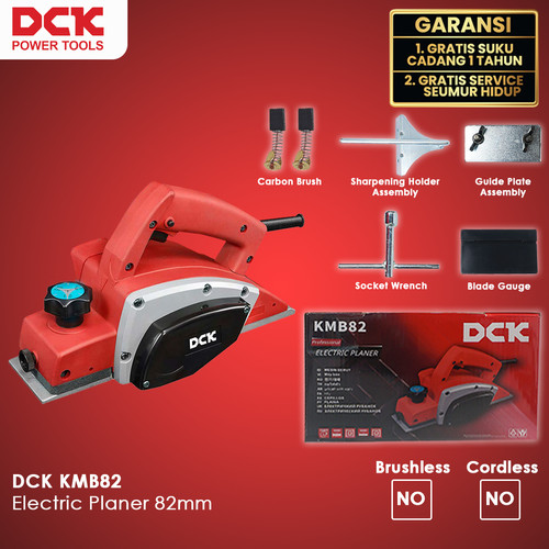 [EZM.8300020] DCK KMB82 Electric Planer 82mm / Mesin Serut Kayu 82mm