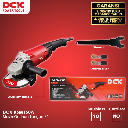 [EZM.8300054] DCK KSM150A Mesin Gerinda Tangan 6"