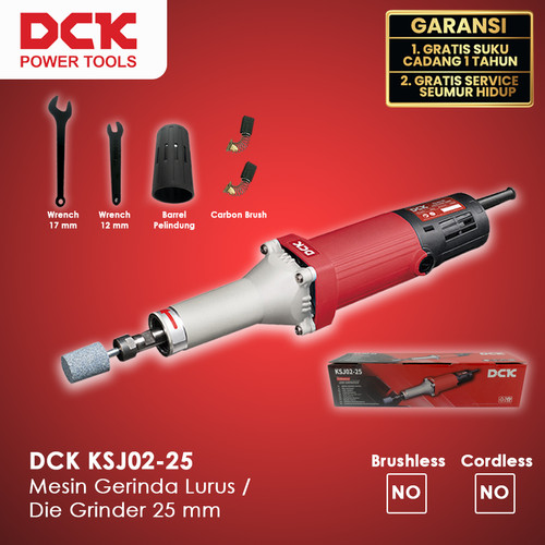 [EZM.8300075] DCK KSJ02-25 Mesin Gerinda Lurus / Die Grinder 25 mm