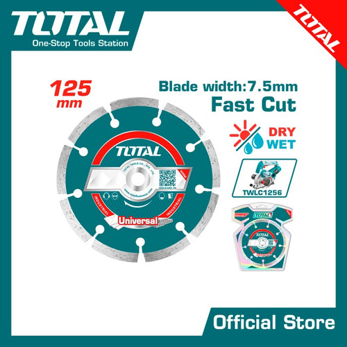 [EZM.8200020] TOTAL DIAMOND DISC / PEMOTONG KERAMIK 125(5")X22.2mm TAC111254