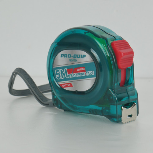 [EZM.8200021] PRO-QUIP MEASURING TAPE / METERAN 5 METER TRANSPARAN RMTTM5