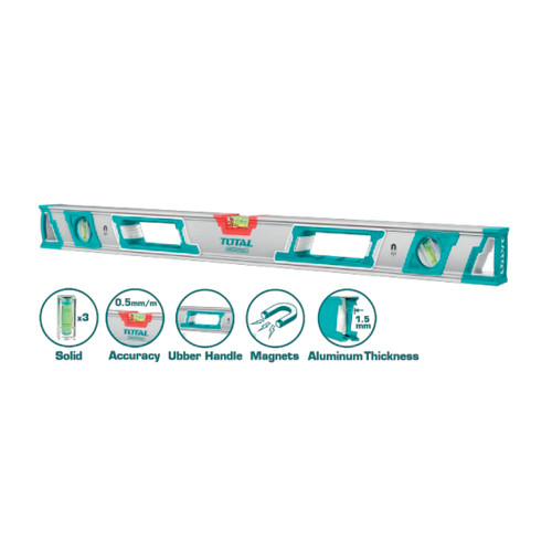 [EZM.8200424] TOTAL ALAT UKUR SUDUT MIRING / MAGNETIC WATERPASS TMT212086M