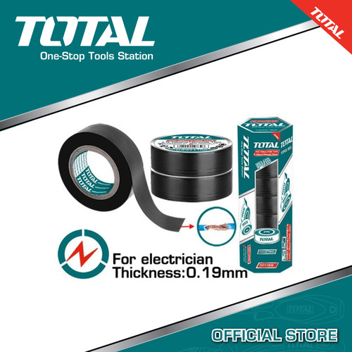 [EZM.8200468] TOTAL LAKBAN LISTRIK/LAKBAN KABEL/PVC INSULATING TAPE THPET1102