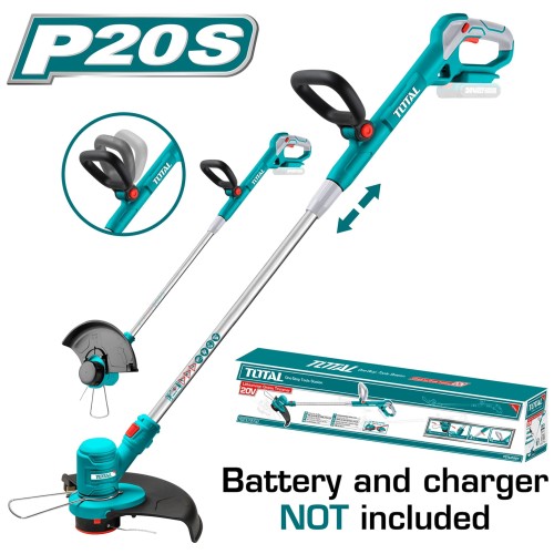 [EZM.8200511] TOTAL LITHIUM-ION MESIN POTONG RUMPUT TANPA KABEL TGTLI2001
