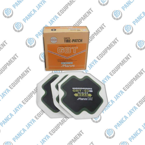 [EZM.9600101] Maruni Bias Tire Patch MB-03 Box - Karet Tambal Ban Tubeless
