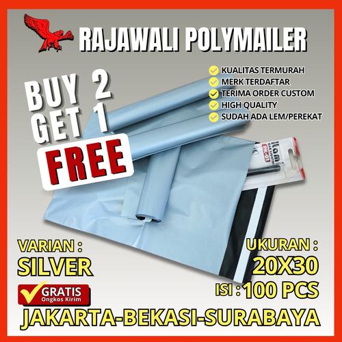 [EZO.6200045] PROMO BELI 2 FREE 1-Plastik Polymailer Warna uk/17/20/35/40 isi100pcs Plastik Packing Online Shop Packing Perekat lem Tebal RAJAWALI