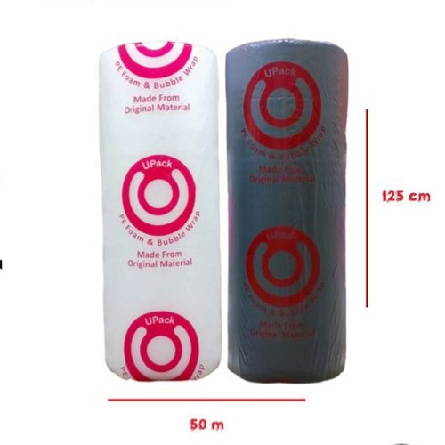 [EZO.6200046] buble wrap Tebal upack 60cm x50m bubble wrap hitam bubble bening bungkus merah
