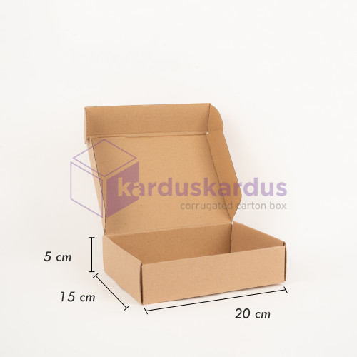 [EZO.9100017] Kardus Diecut Pizza Polos-20x15x5 TERMURAH