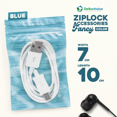 [EZO.9200003] (PACK) SACHET BAG / ZIPLOCK BAG 7x10cm Kemasan Plastik Klip Aksesoris Makanan Bumbu Snack DELKOCHOICE