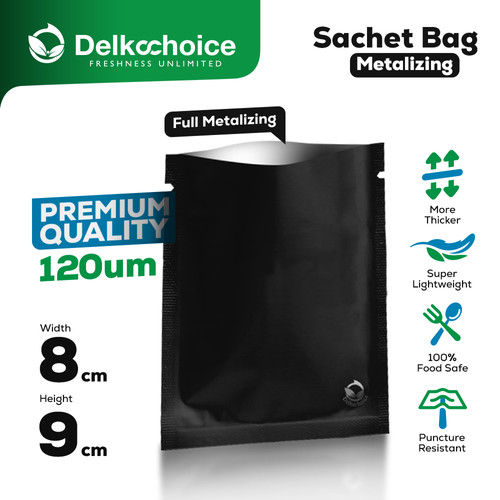[EZO.9200012] (PACK) SACHET BAG / ZIPLOCK BAG 8x9cm Kemasan Plastik Klip Aksesoris Makanan Bumbu Snack DELKOCHOICE