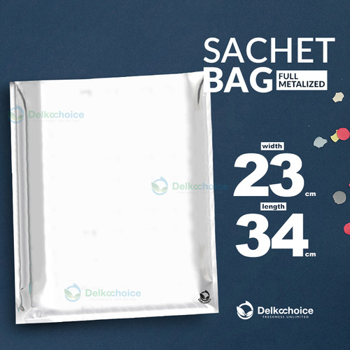 [EZO.9200014] (PACK) SACHET BAG / ZIPLOCK BAG 23x34cm Kemasan Plastik Klip Aksesoris Makanan Bumbu Snack DELKOCHOICE