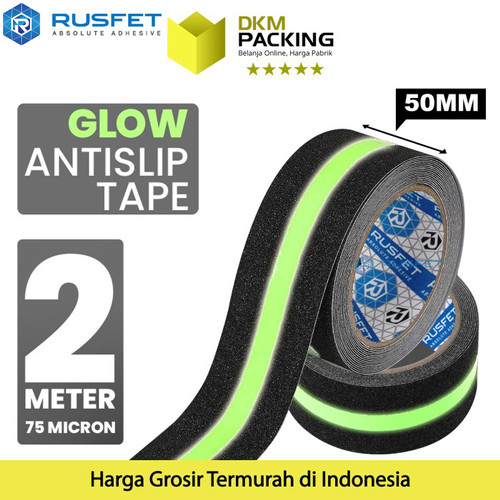 [EZO.9200628] Lakban ANTI SLIP GLOW IN THE DARK 50mm x 2m Isolasi Selotip SATUAN