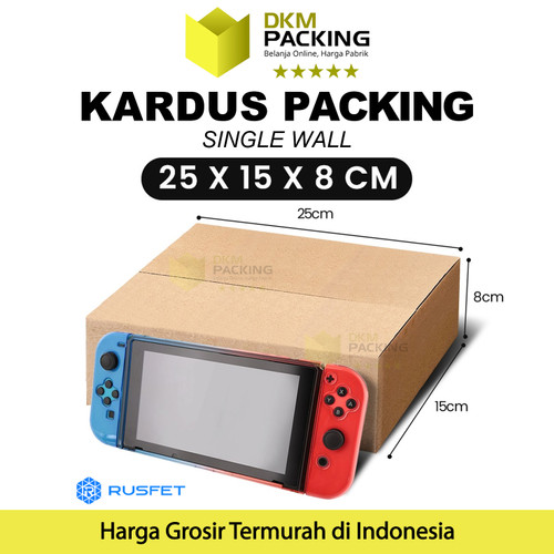 [EZO.9200662] KARDUS PACKING KARTON LARGE BOX KOTAK DUS BESAR RUSFET PACKAGING TEBAL