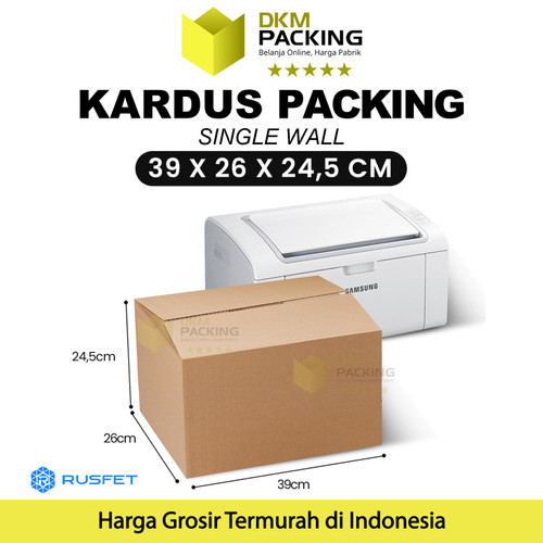 [EZO.9200688] KARDUS PACKING KARTON BOX 39x26x24,5cm DUS KOTAK PACKAGING POLOS TEBAL