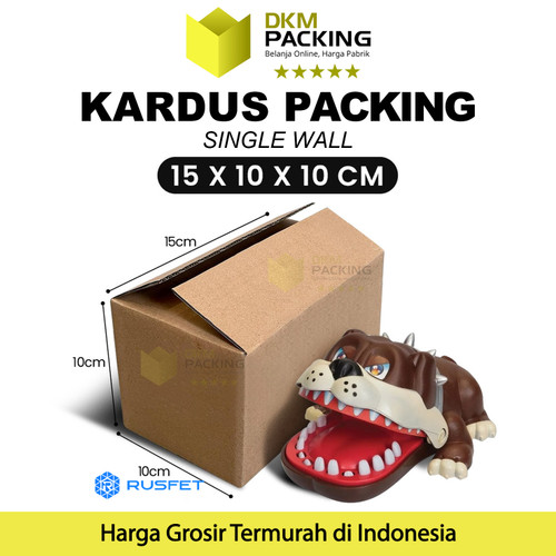 [EZO.9200696] KARDUS PACKING KARTON BOX 15x10x10cm DUS KOTAK PACKAGING POLOS TEBAL