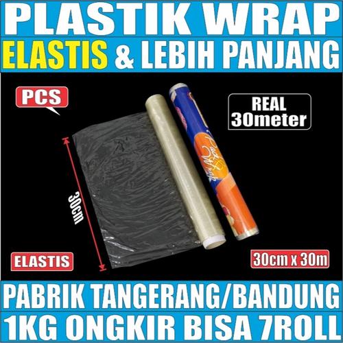 [EZM.5900011] Plastik Wrapping Cling Wrap Foodgrade n Aluminium Foil Makanan