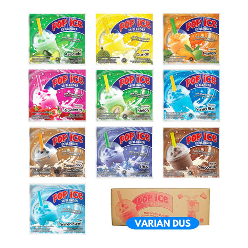 [EZM.5900108] Pop ice Per Karton Dus isi 250pcs Var Grosir Carton