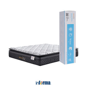 [EZO.0600490] Informa Sleep 200X200X35 cm Newark Deluxe Kasur Pocket Springbed In Box Mattress Memory Foam Matras Medium Firm Kasur Tidur King Perlengkapan Kamar Tidur