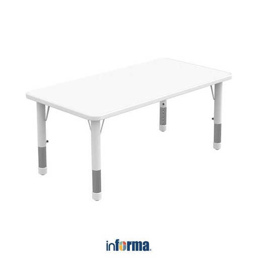 [EZO.0606111] Informa Yuki Meja Anak Adjustable Rectangle - Abu-Abu Multifunctional Kids Table Meja Kecil Serbaguna Perlengkapan Kamar Anak