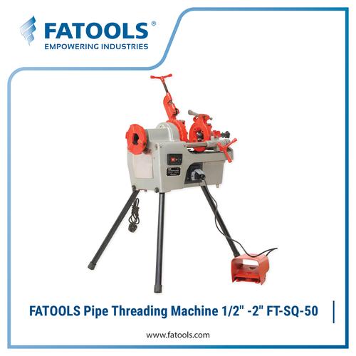 [EZM.0802948] FATOOLS SQ-50 PIPE TREADING MACHINE 1/2-2" BSPT Mesin Senai Pipa Ulir