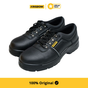 [EZM.1000011] Krisbow Ukuran 38 Argus Sepatu Pengaman 4 inci - Hitam Safety Shoes Pengaman Kaki Perlengkapan Industri Peralatan Keamanan