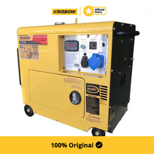 [EZM.1000030] KRISBOW GENERATOR DIESEL HP 4000W 1 PH SILENT CWA KRPD40