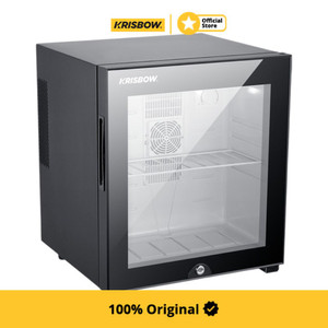 [EZM.1000065] Krisbow 30 ltr Lemari Pendingin Thermo Electric - Hitam Kulkas Showcase Tempat Penjaga Suhu Dingin Lemari Es Chiller Minuman Elektronik Rumah Tangga Dan Restoran