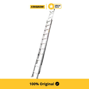 [EZM.1000141] Krisbow 6.5 mtr Tangga Ekstensi Aluminium 21 Step Prle6521