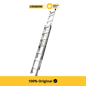 [EZM.1000142] Krisbow 4 mtr Tangga Ekstensi Aluminium 13 Step Prle4013