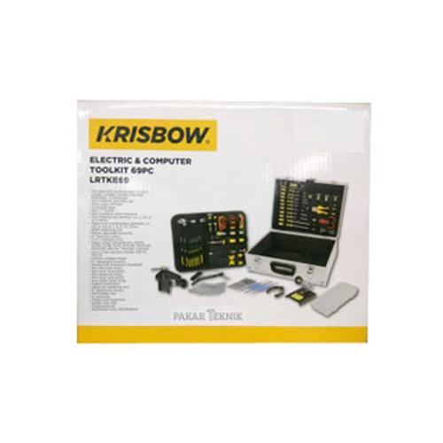 [EZM.1000261] Krisbow Set Electric & Computer Toolkit 69 Pcs Lrtke69